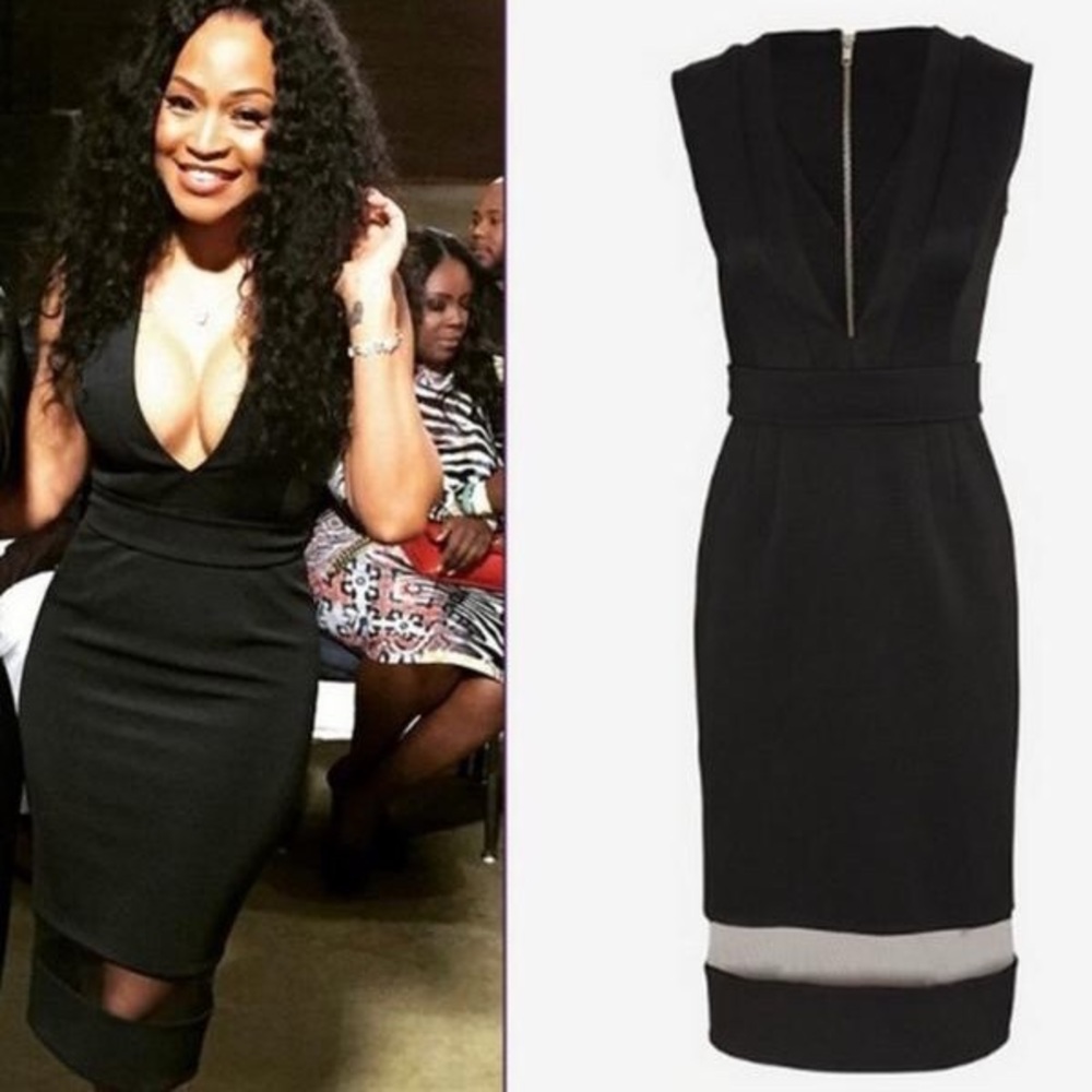 NICHOLAS Deep V Bandage Deess NWT OBO